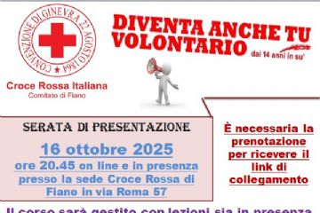 Diventa anche tu volontario! - Croce rossa italiana