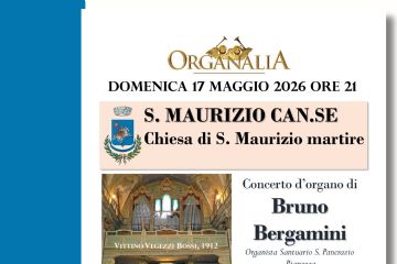 Organalia 2026, concerto d'organo nella chiesa parrocchiale di San Maurizio Martire